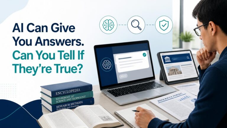 AI can give you answers in seconds, but how often do we stop to check whether those answers are accurate?