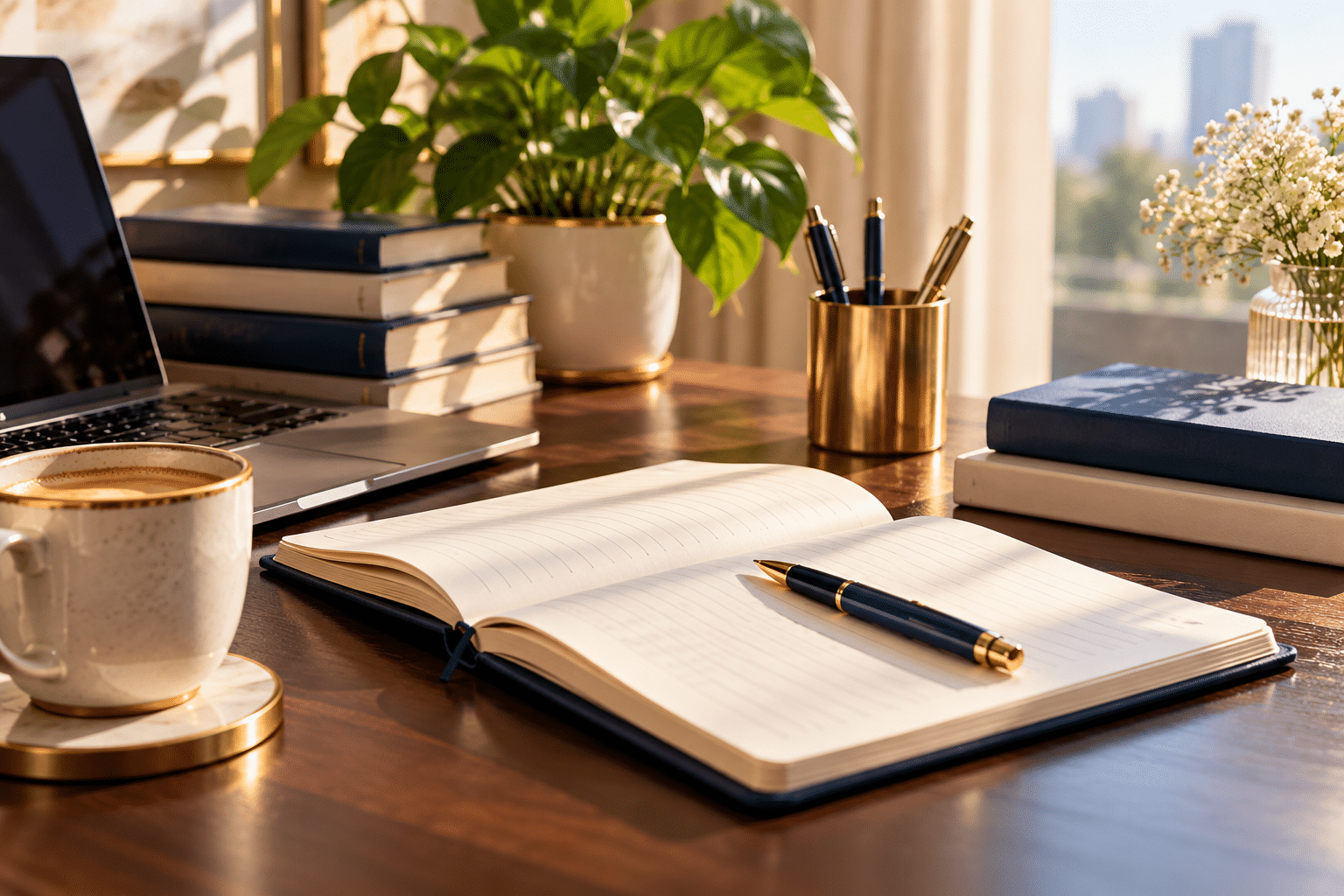 A working desk